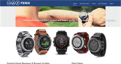Desktop Screenshot of garminfenix.com
