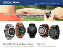 Tablet Screenshot of garminfenix.com
